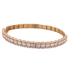 10K Y/Gold 1.80ct Diamonds new baguette ladies bangle