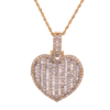 10K Y/Gold 2.0ct Diamonds new heart pendant