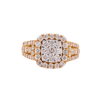 10K Y/Gold 2.16ct Diamonds Big Rocks LDS Ring