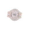 10K Y/Gold 2.00ct Diamonds Ring Set