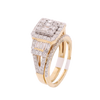 14k Yellow Gold 1.60ct Baguette Diamonds Bridal Set Ring