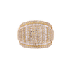 10K Y/Gold 2.10ct Diamonds new Baguette Ring