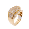 10K Y/Gold 2.10ct Diamonds new Baguette Ring