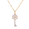 10K Y/Gold 0.15ct Diamonds new ladies key pendant