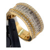 10k Yellow Gold 1.40ct Baguette Diamond Band