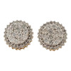 10k Yellow Gold 0.64CT Pave/Round Diamond Earrings