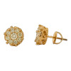 10kt Yellow Gold Earrings with 1.20ct Diamonds