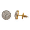 10k Yellow Gold 0.39Ct Round Diamond Earrings