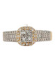 10k Yellow Gold 0.68ct Diamond Ladies Ring