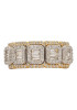Men's 10kt Yellow Gold Band with 1.30ct Baguette Diamonds