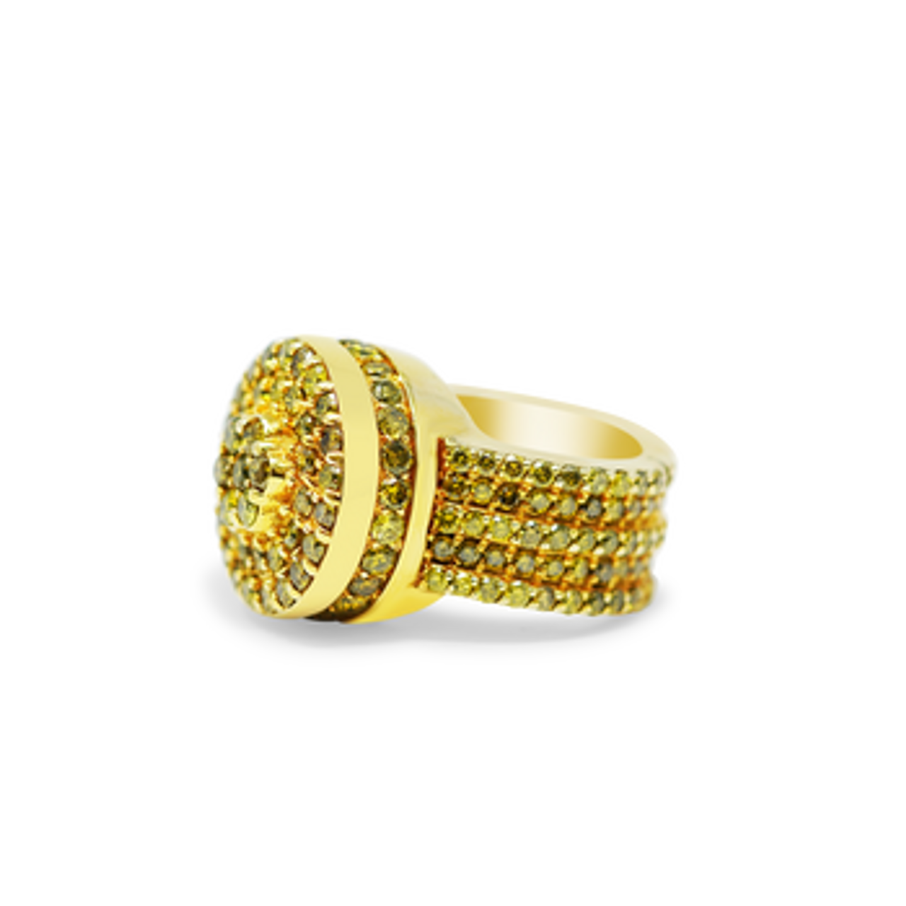 Delightful Floral 21K Gold Coin Ring – Andaaz Jewelers