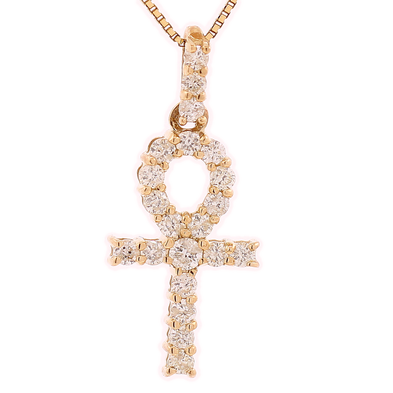 Solid 10K Yellow Gold Cross Pendant Ornate Greek Key Jewelry, 3.3 grams, 1  3/4