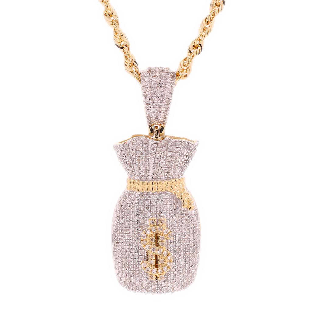 10K Gold 0.94ct Micro Diamond Custom 