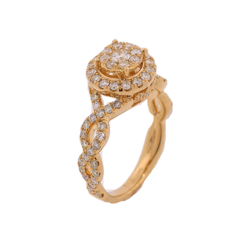 14K Gold 1.1ct Diamonds new ladies ring King Johnny Johnny's Custom