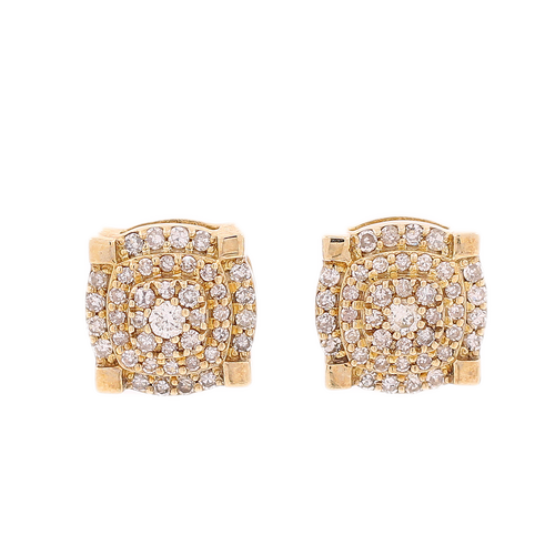 Buy Yellow Gold Earrings for Men by KuberBox Online | Ajio.com