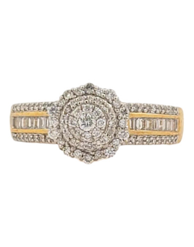 10k Yellow Gold 0.46ct Diamond Ladies Ring 10k Yellow Gold 0.46ct Diamond Ladies Ring