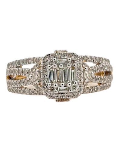 14k Yellow Gold 0.75ct Diamond Ladies Ring 14k Yellow Gold 0.75ct Diamond Ladies Ring