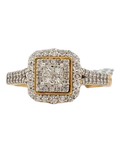10k Yellow Gold 0.52ct Diamond Ladies Ring 10k Yellow Gold 0.52ct Diamond Ladies Ring