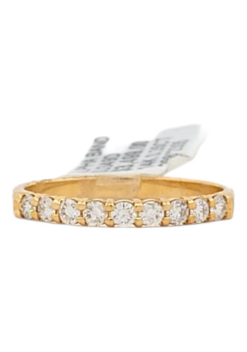 Women's 14kt Yellow Gold Wedding Band with 0.35ct Diamonds Women's 14kt Yellow Gold Wedding Band with 0.35ct Diamonds