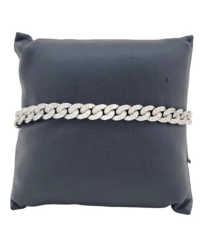 10k White Gold | 4.80ct. Diamond | Miami Cuban Link Bracelet 10k White Gold | 4.80ct. Diamond | Miami Cuban Link Bracelet