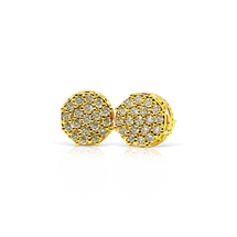 10K Yellow Gold 0.33 CT Diamond Round Earrings