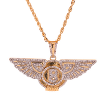 10K Gold 0.50ct Diamonds Bentley Men's Pendant