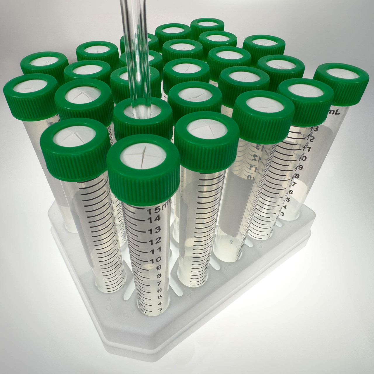 15 mL Centrifuge Tube with Cross-Cut Septa Cap