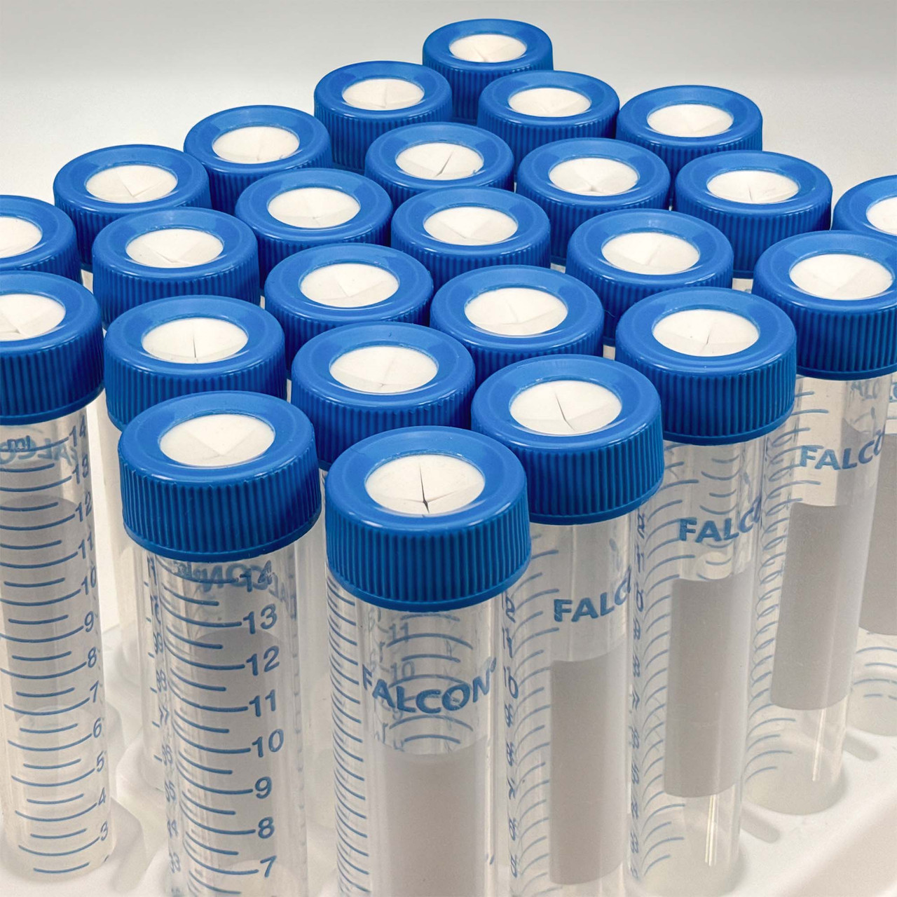 Type-F Centrifuge Tubes 15 mL with Cross-Cut Septa Caps - Syringa