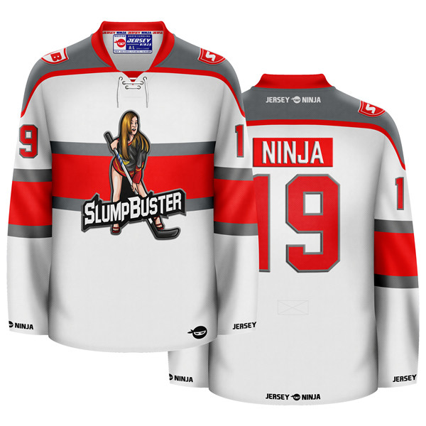 Jersey Ninja Slump Buster 2019 Funny Hockey Jersey