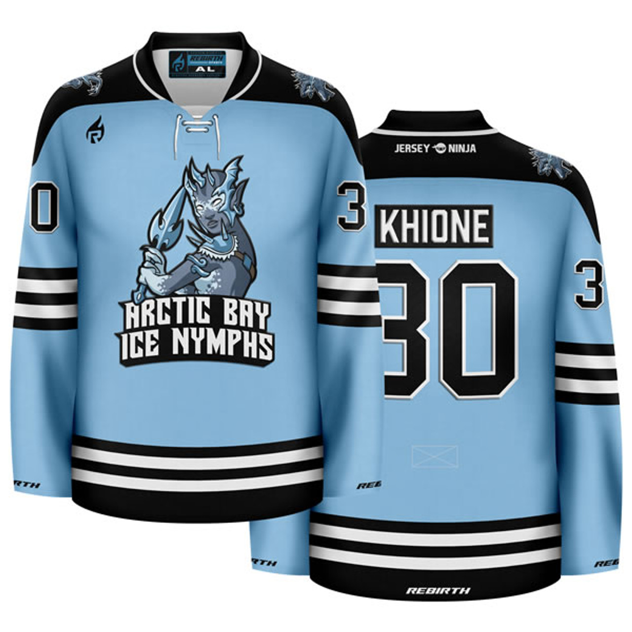 Jersey Ninja - Arctic Bay Ice Nymphs Mythical Hockey Jersey