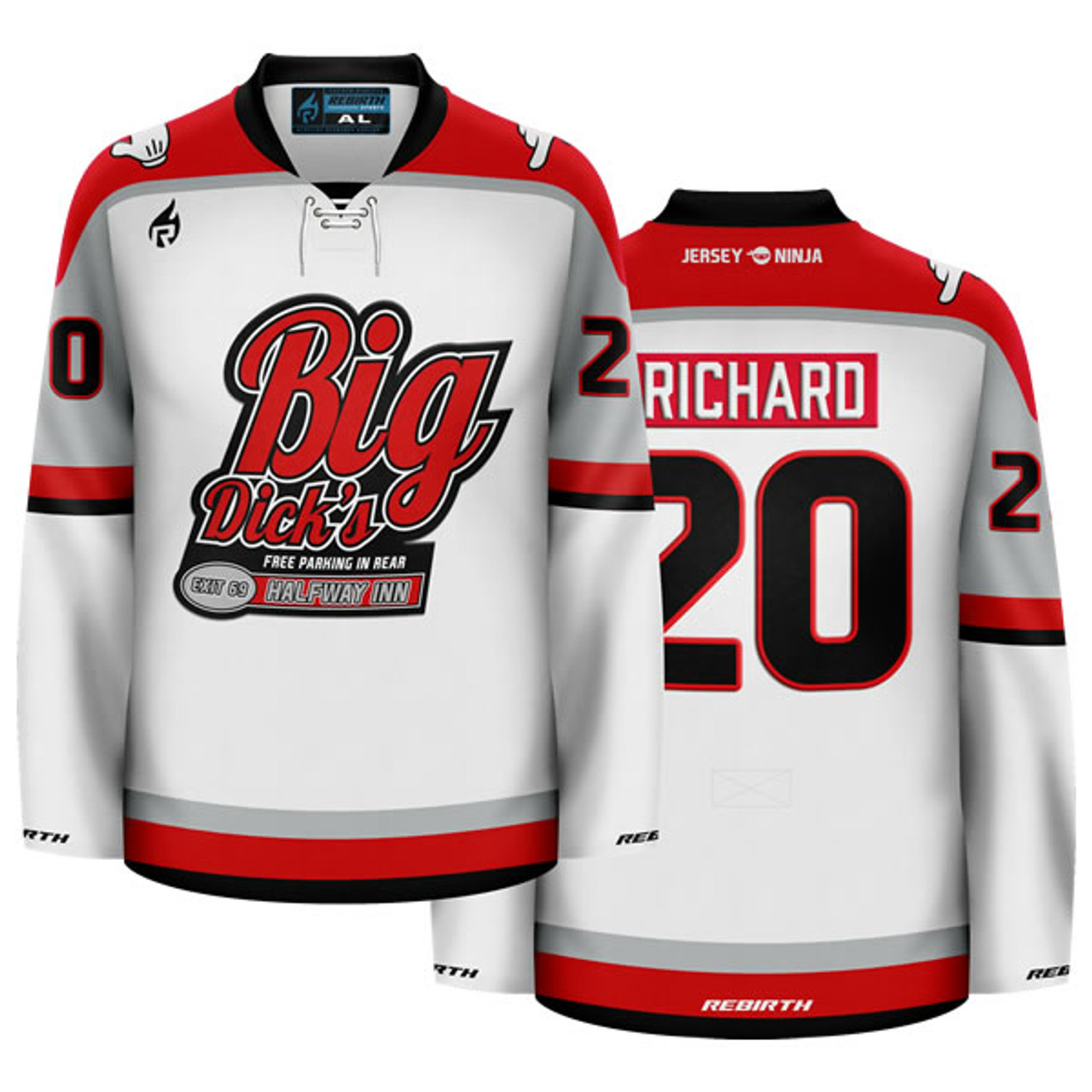 novelty hockey jersey