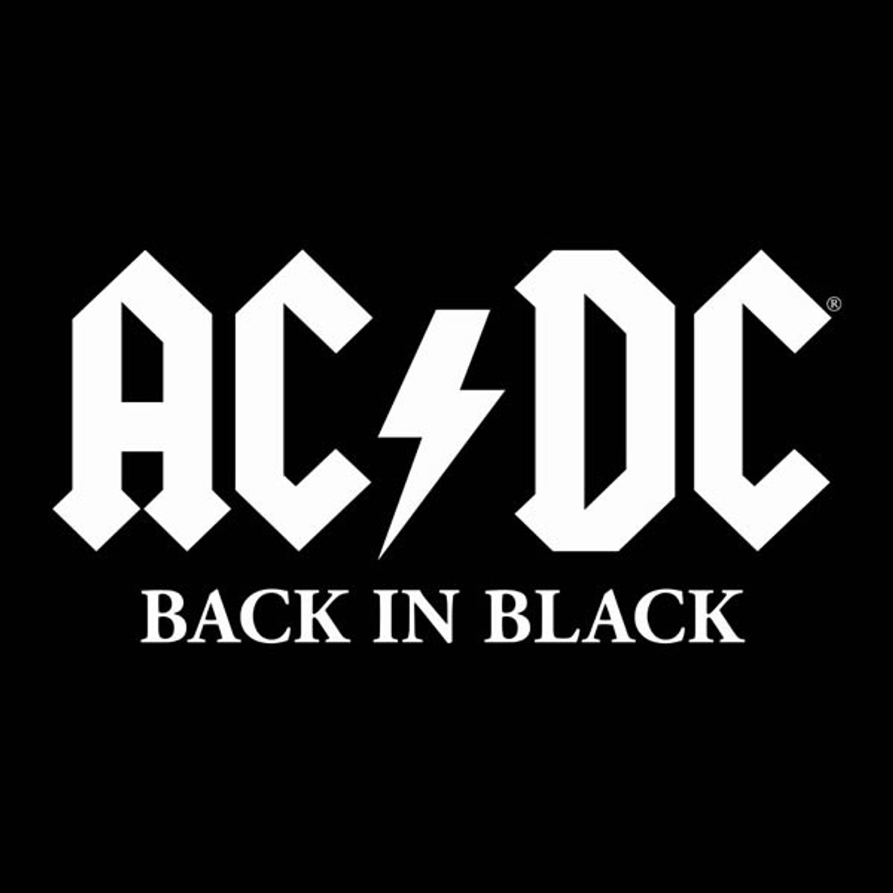 AC/DC Back in Black Baseball Jersey LG
