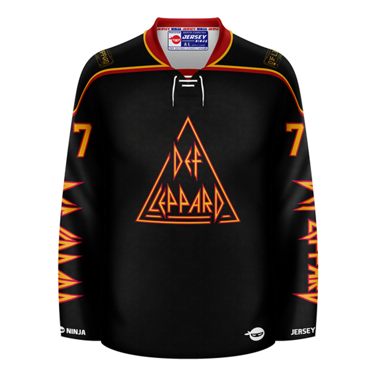 Black Pyramid Hockey Jersey Ducks 1989 #89 Orange Black M Stitched