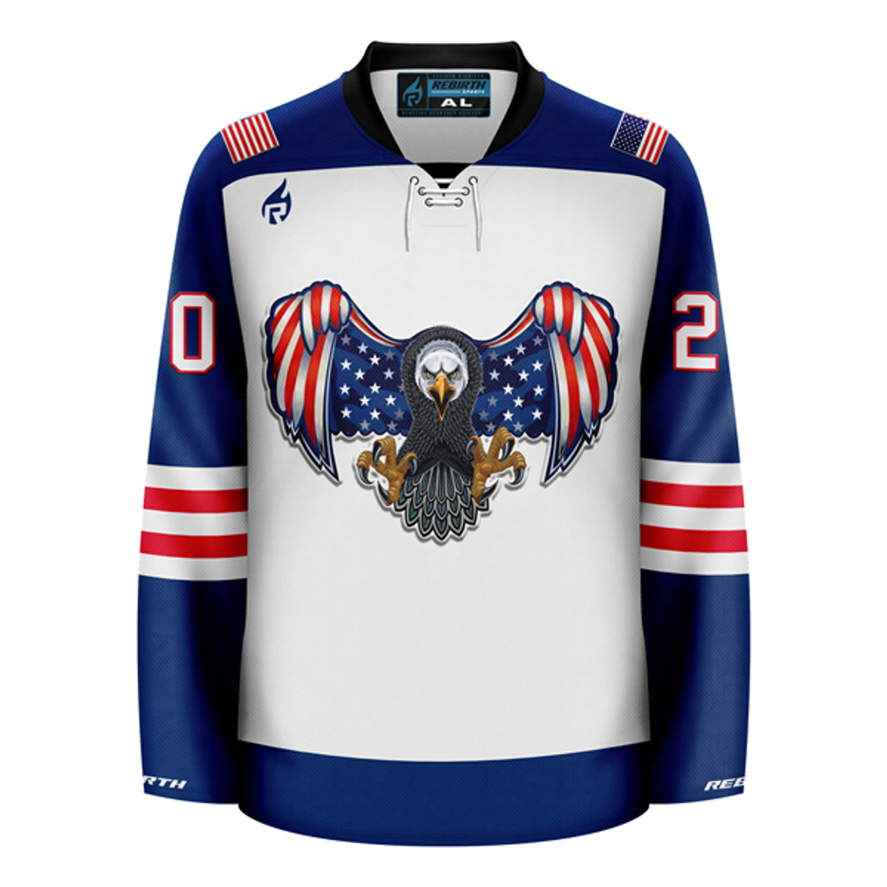 Washington Capitals release design of new Reverse Retro jersey featuring  the Screaming Eagle on red