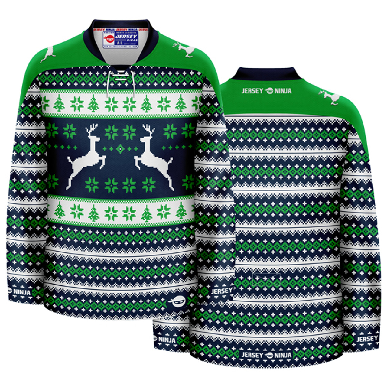 christmas hockey jerseys