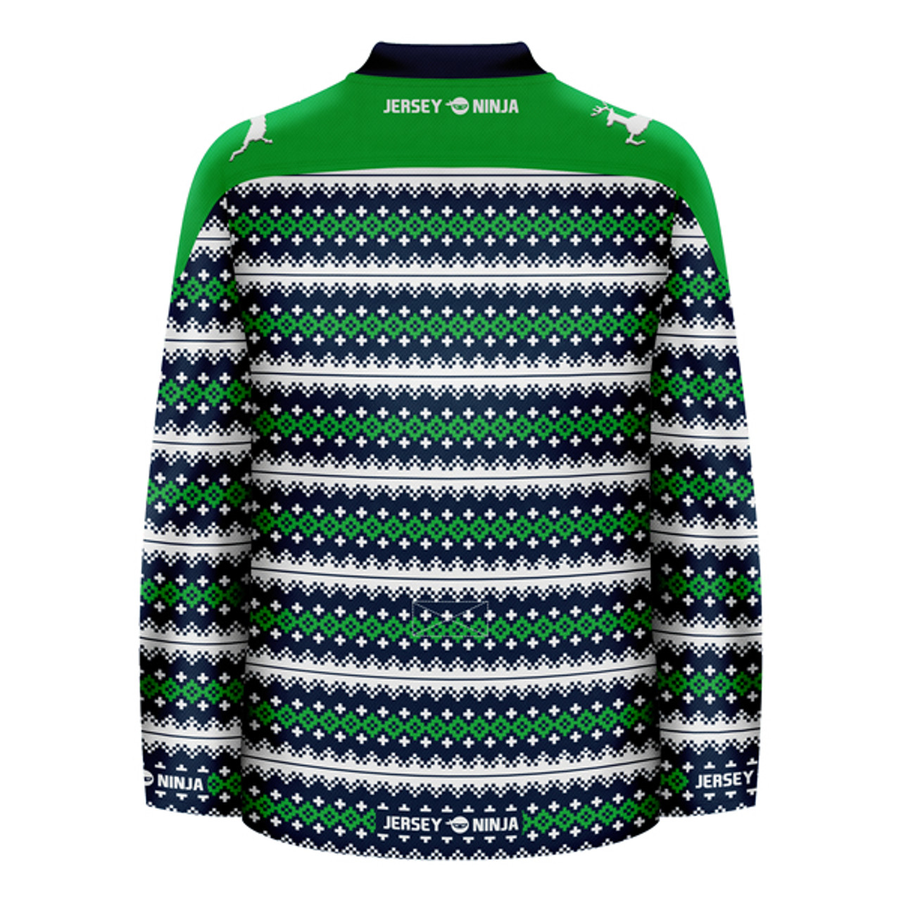 Jersey Ninja - Christmas Elf Outfit Hockey Jersey