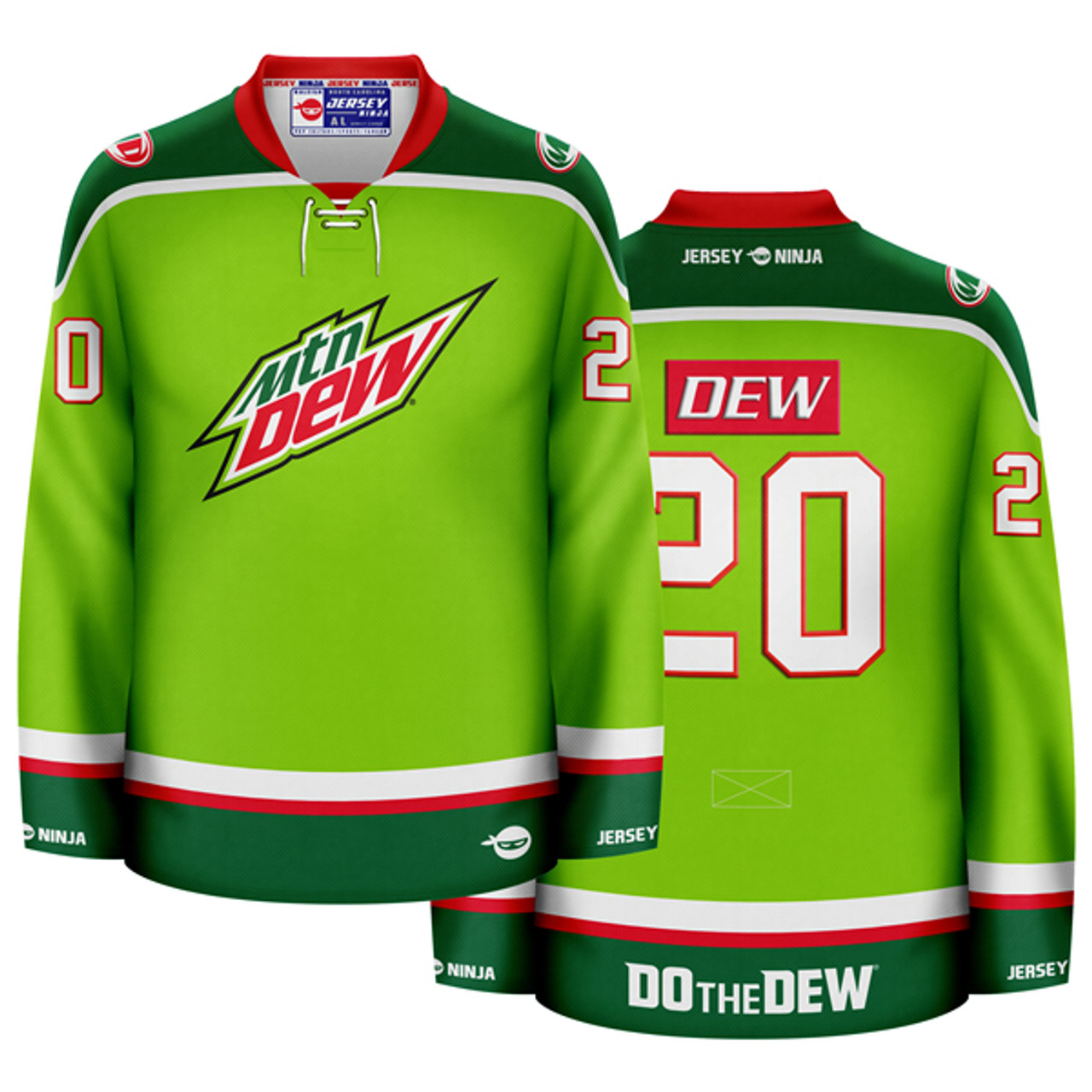 Green Hockey Jersey