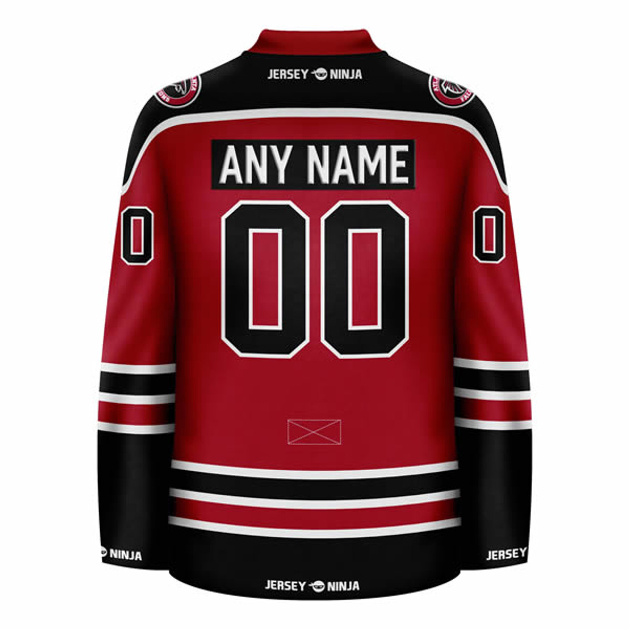 Jersey Ninja - Atlanta Falcons Black Hockey Jersey