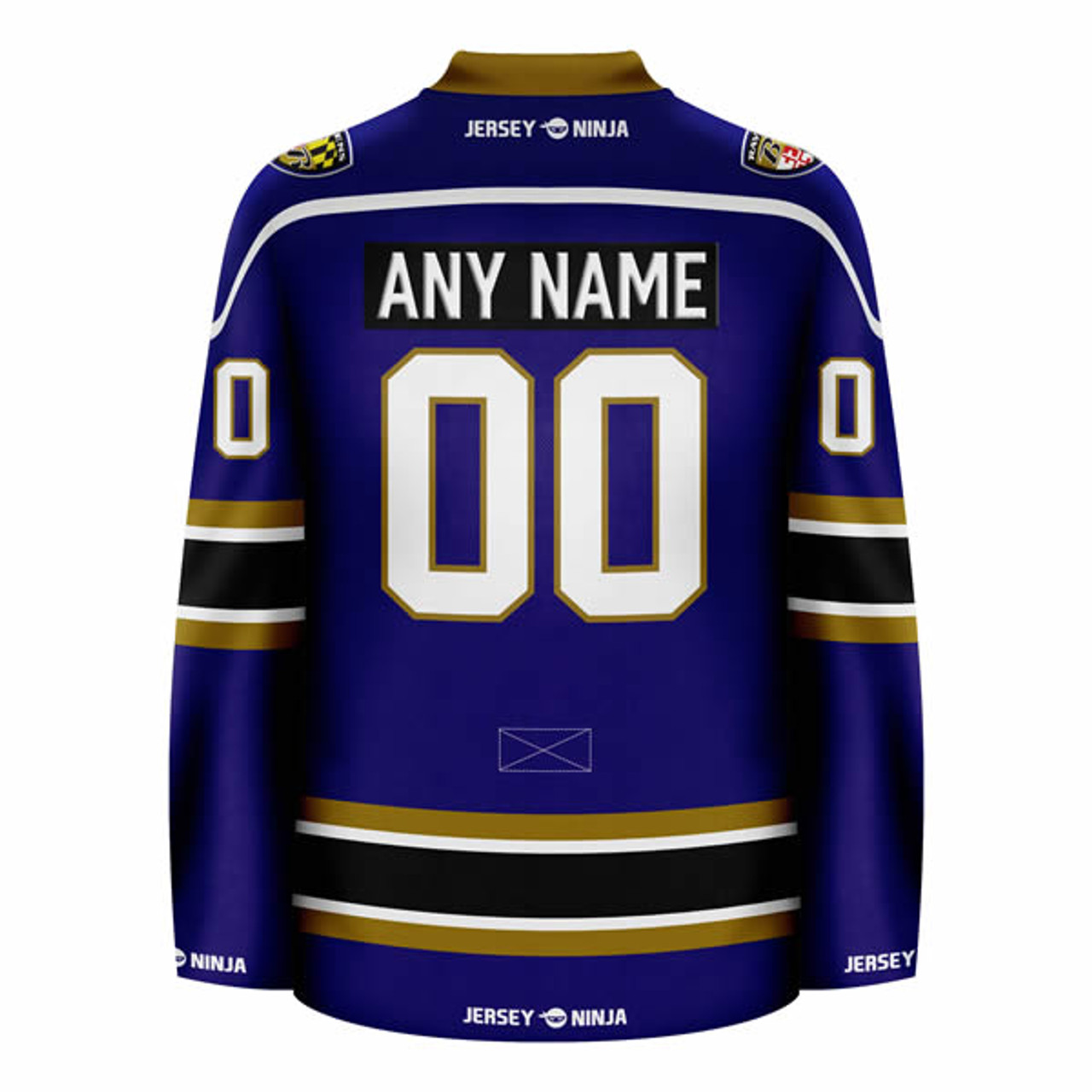 Jersey Ninja - Baltimore Ravens Black Hockey Jersey