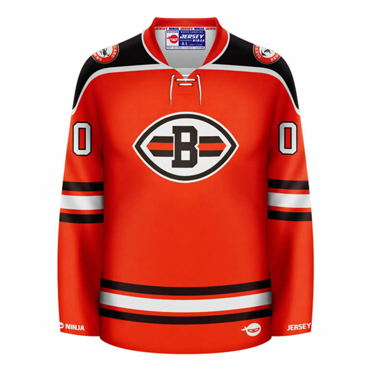 Cleveland browns hockey jersey clearance