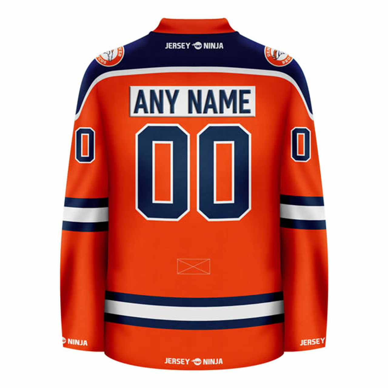 Jersey Ninja - Denver Broncos Orange Hockey Jersey