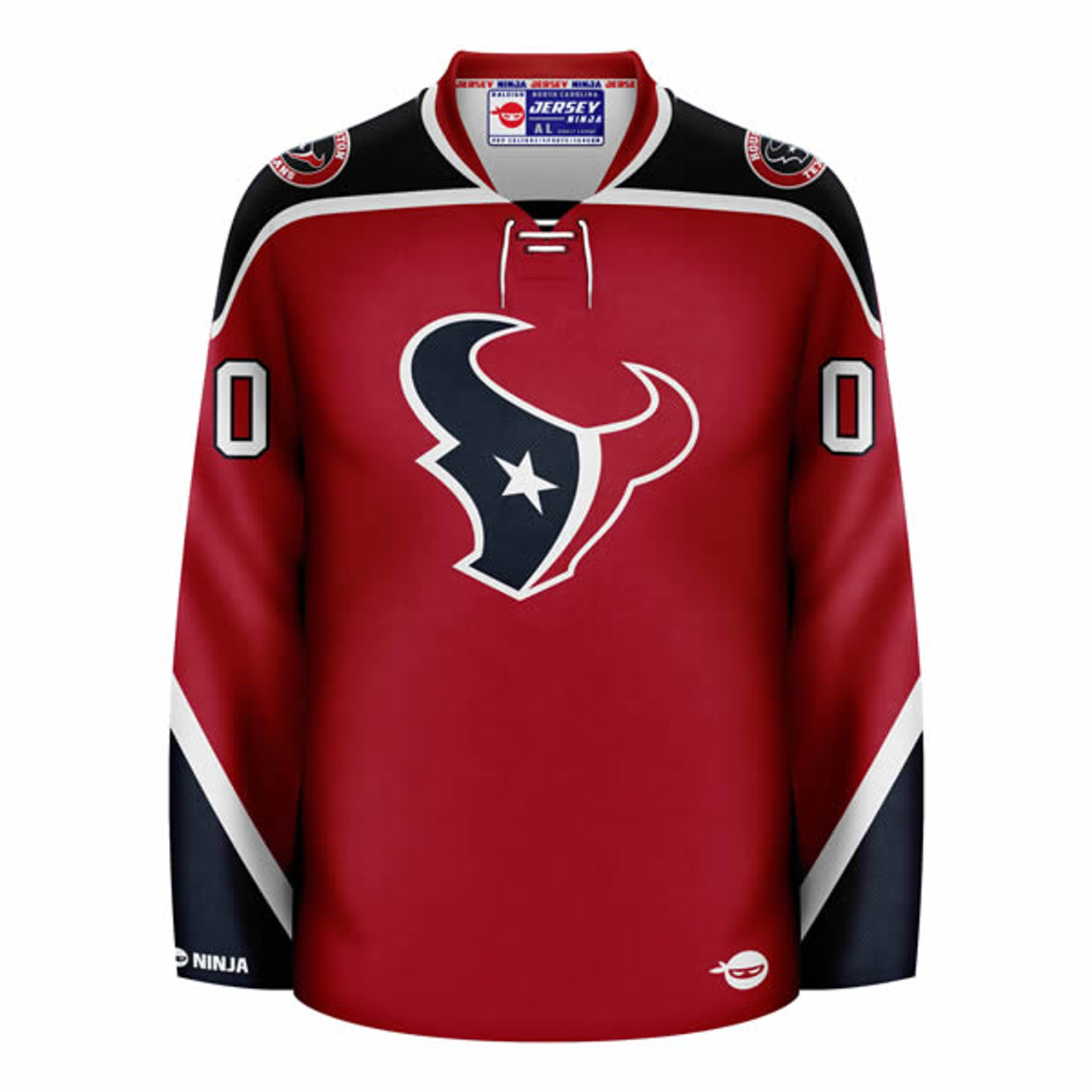 Houston texans hockey jersey clearance
