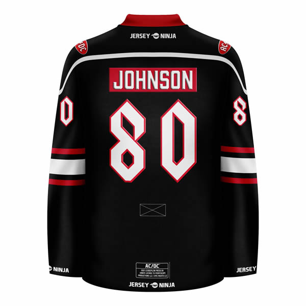 Jersey Ninja - AC/DC Hells Bells Hockey Jersey