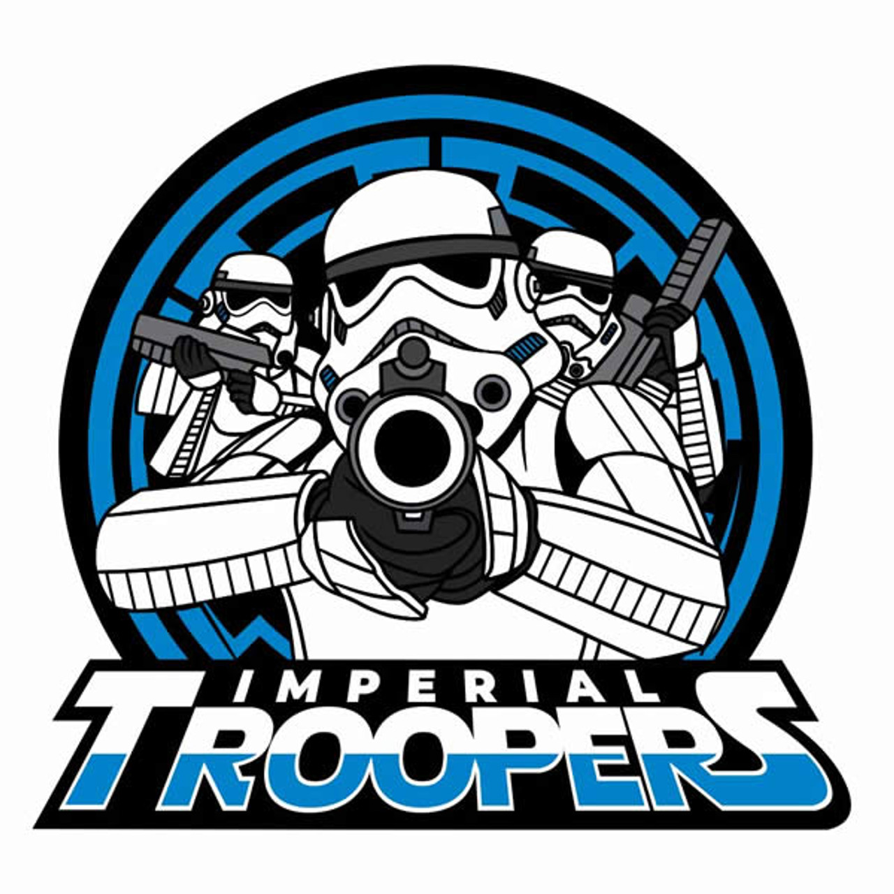 Star Wars Imperial Logo Men's Unisex Hockey Jersey, Available Sm to 3x 