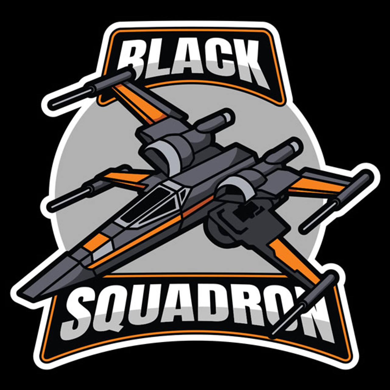 Black Squadron Darth Vader Hockey Jersey