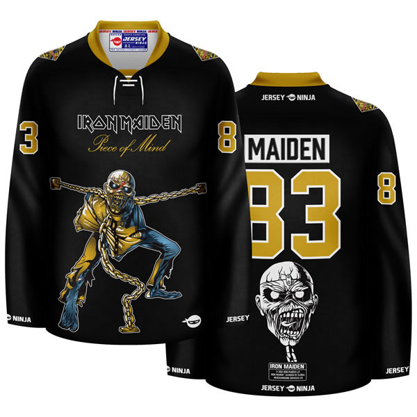 Jersey Ninja - Iron Maiden Piece of Mind SUB Hockey Jersey