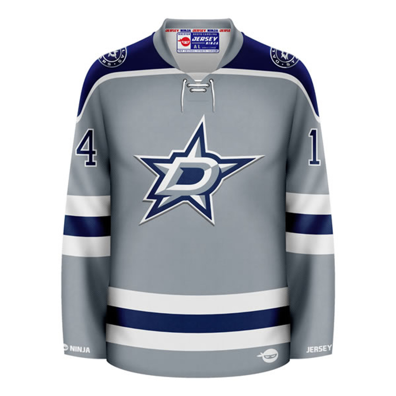 Dallas Cowboys Black Micah Parsons Crossover Hockey Jersey