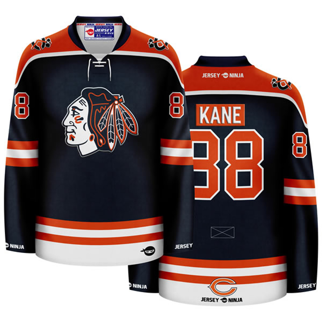 blue blackhawks jersey