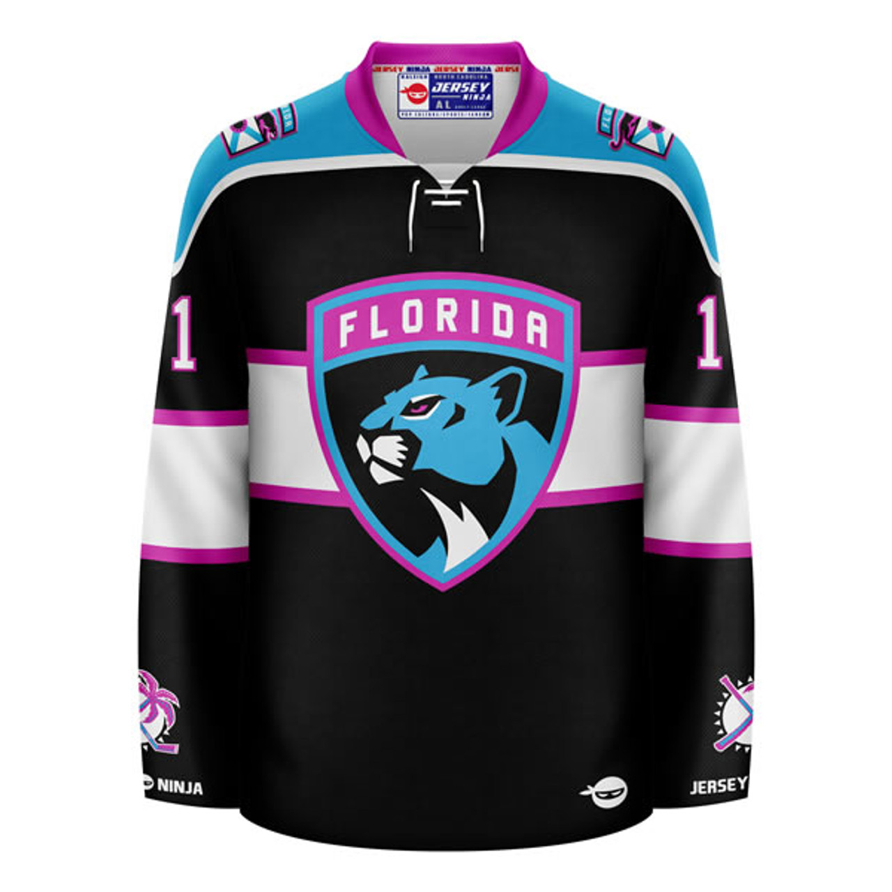 OC] 2021 All-Star Game Jerseys: Miami Vice Edition : r/hockey