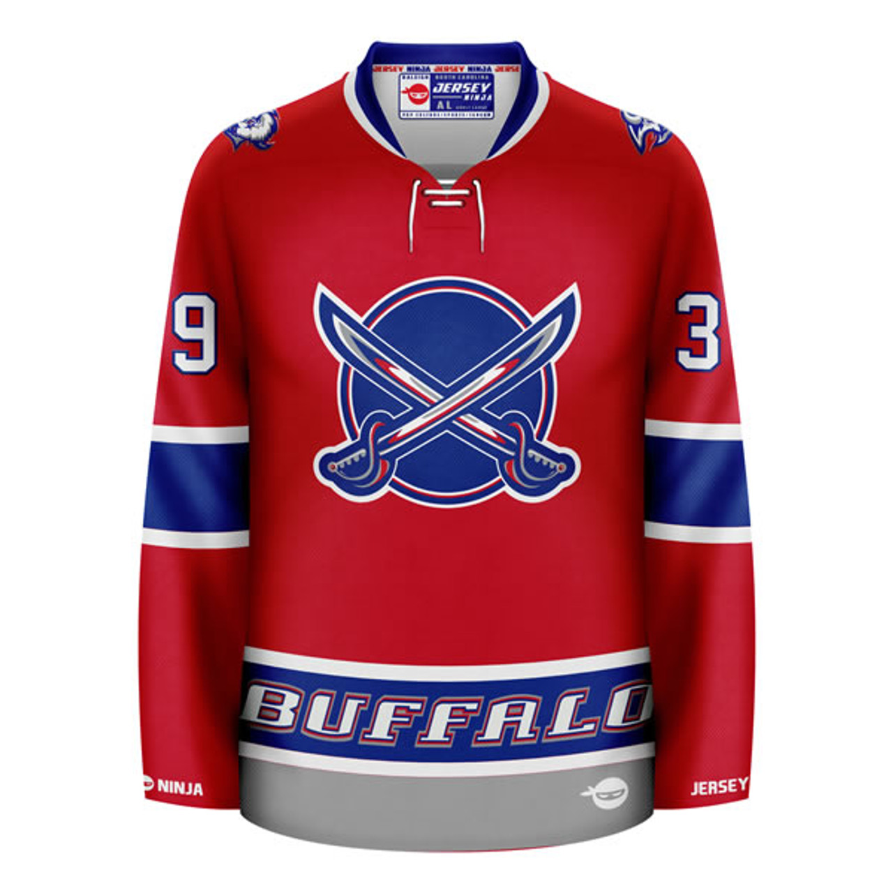 Buffalo Sabres RBK Edge Authentic Hockey Jersey- Sr